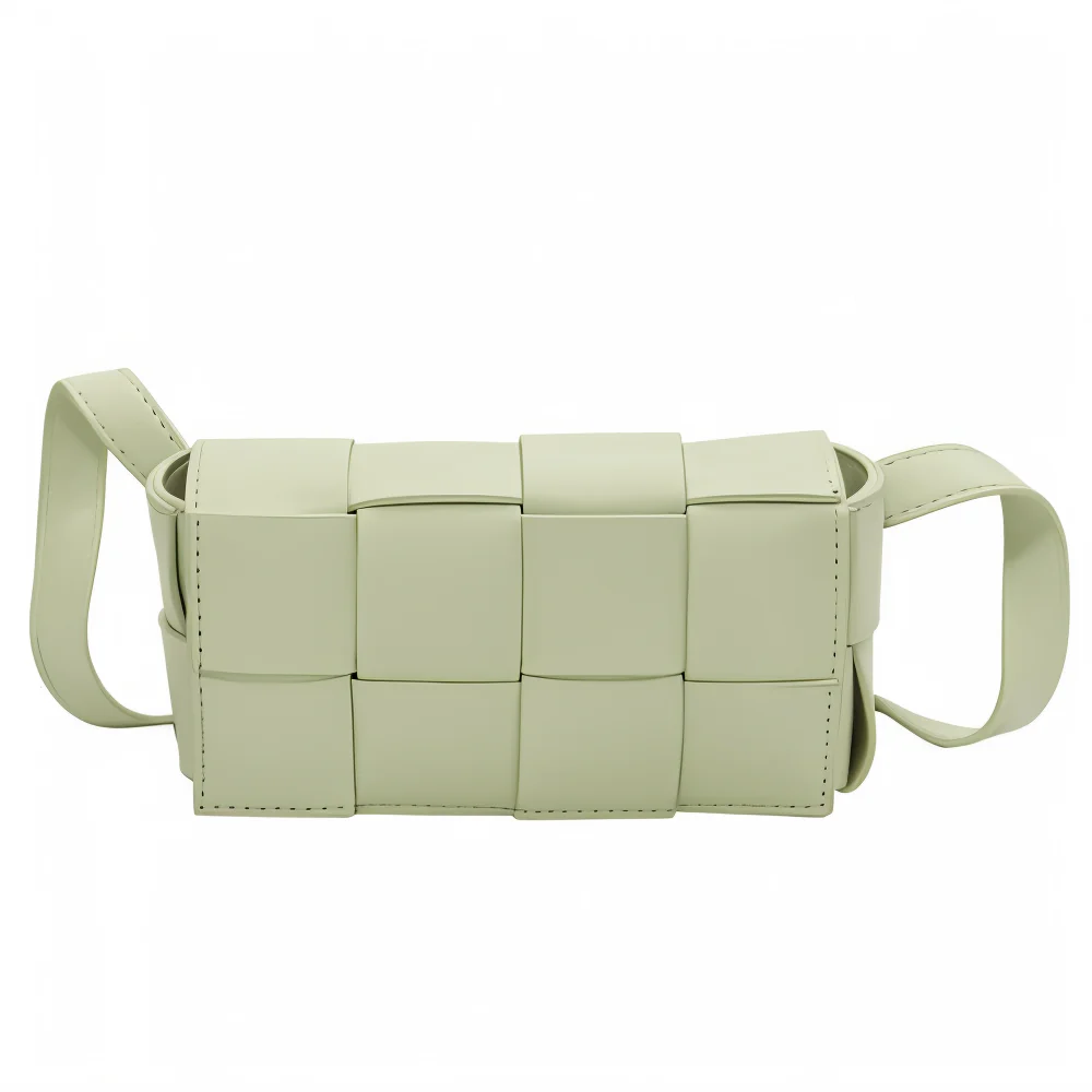 Heidi-Mode | Geblockte Umhängetasche Vegan Leder Damen Geflochtene Tasche Frauen - Image 19
