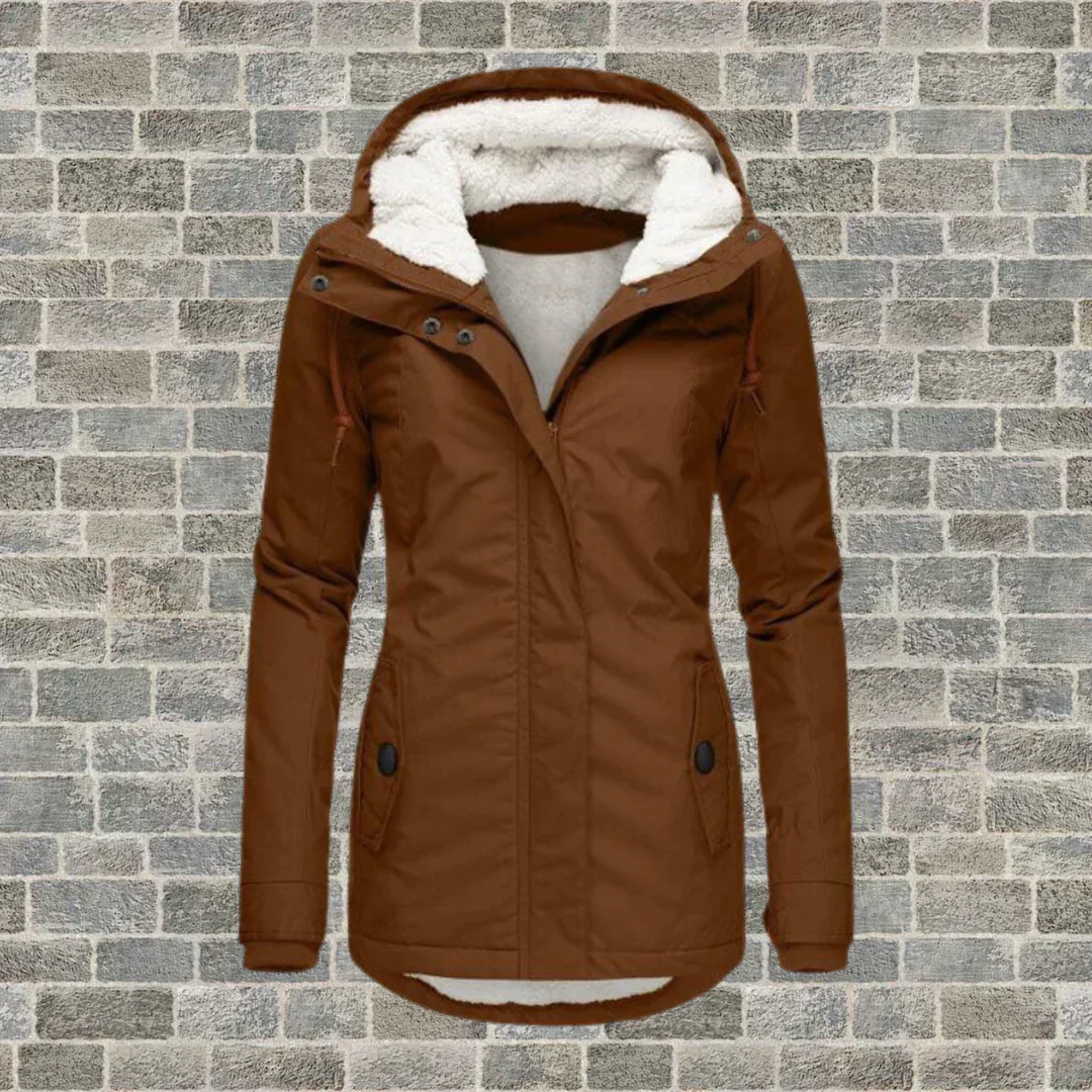 Heidi-Mode | Modischer Mantel mit Kapuze für Winter und Herbst - Image 6