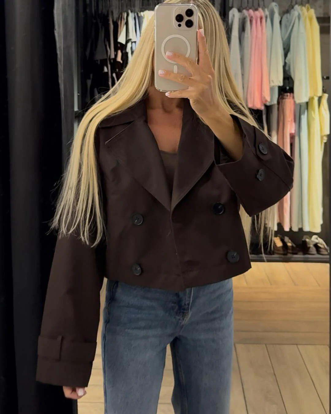 Heidi-Mode | Cropped Trenchcoat - Image 10