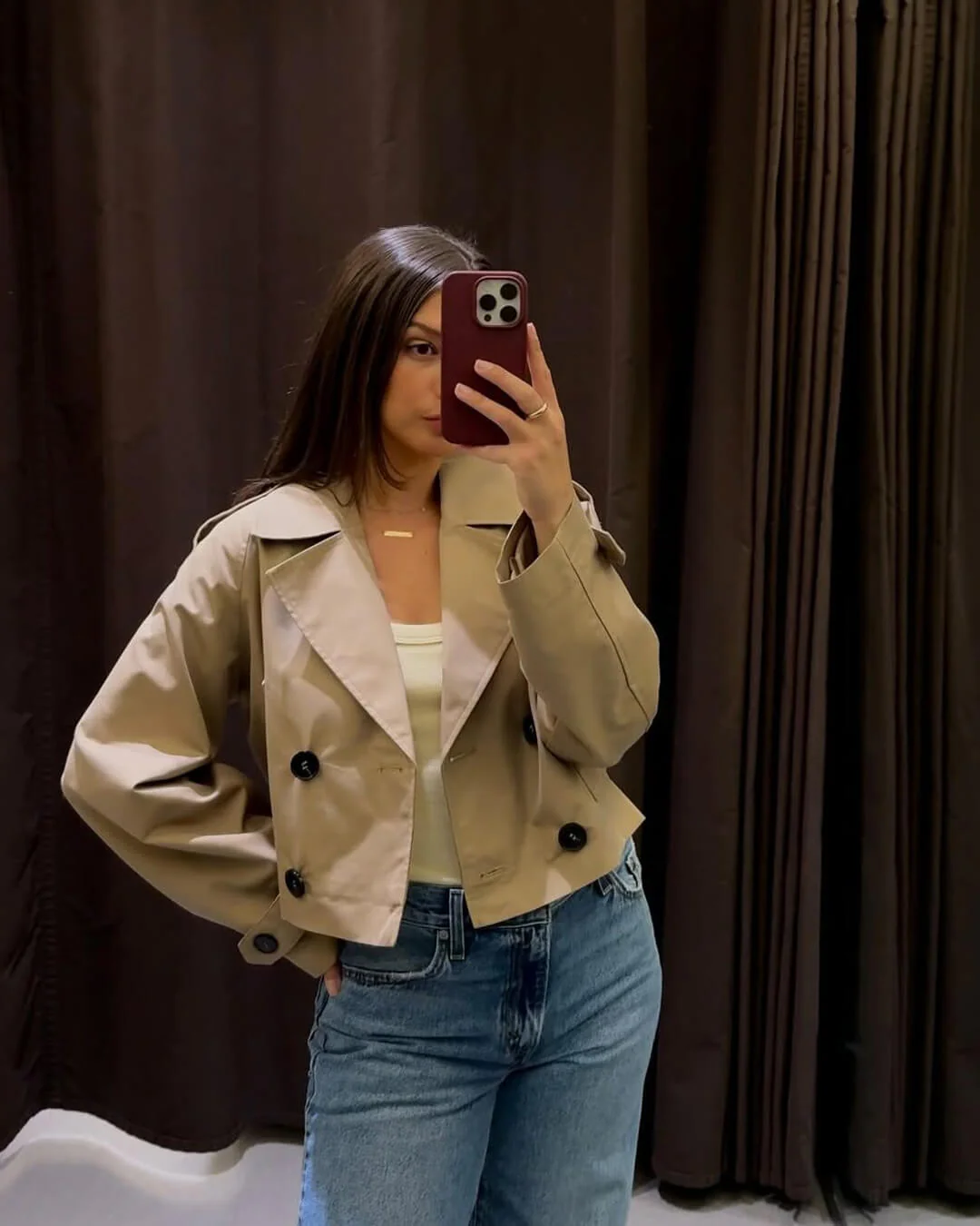 Heidi-Mode | Cropped Trenchcoat - Image 13