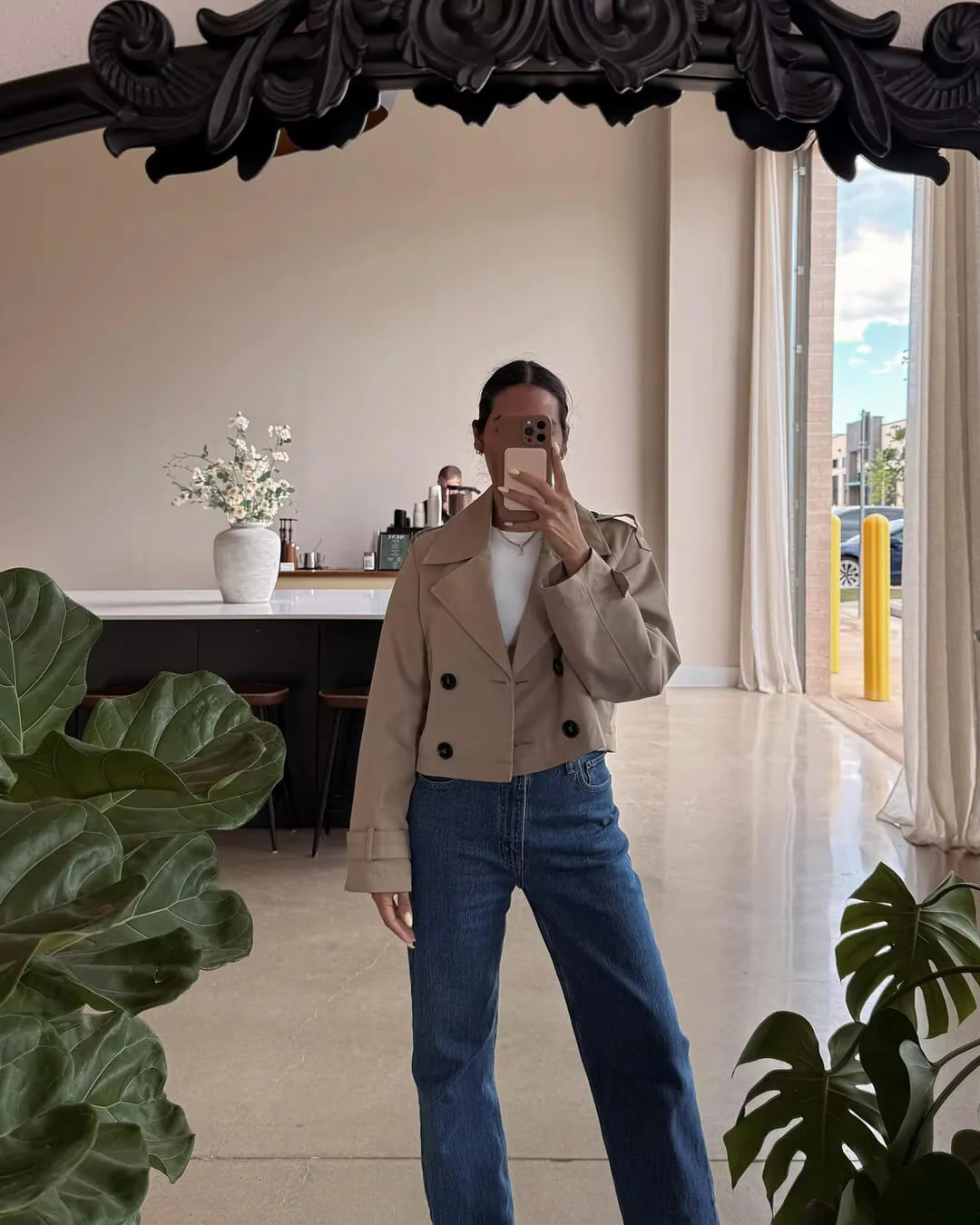 Heidi-Mode | Cropped Trenchcoat - Image 2