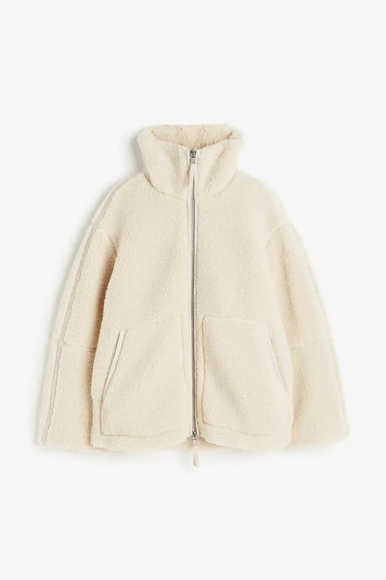 Heidi-Mode | Oversize-Fleecejacke mit Entspannter Passform und Weichem, Warmem Stoff für Frauen - Image 3