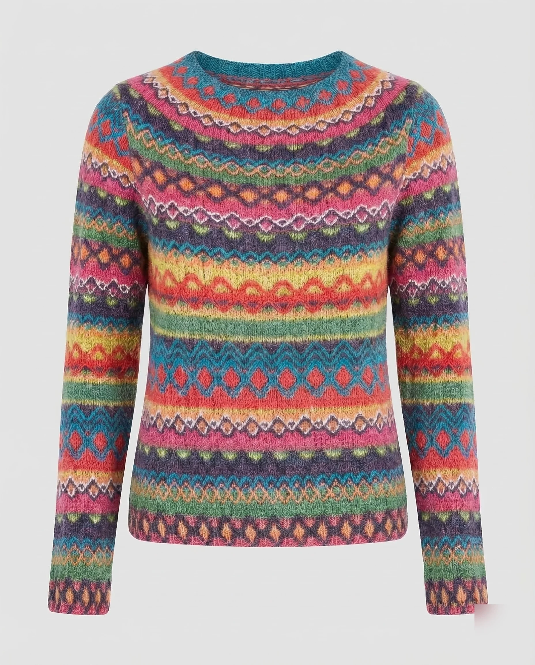 Damen Strickpullover aus Baumwollmischung mit Weichem Stoff & Bequemer Passform | Heidi-Mode - Image 4