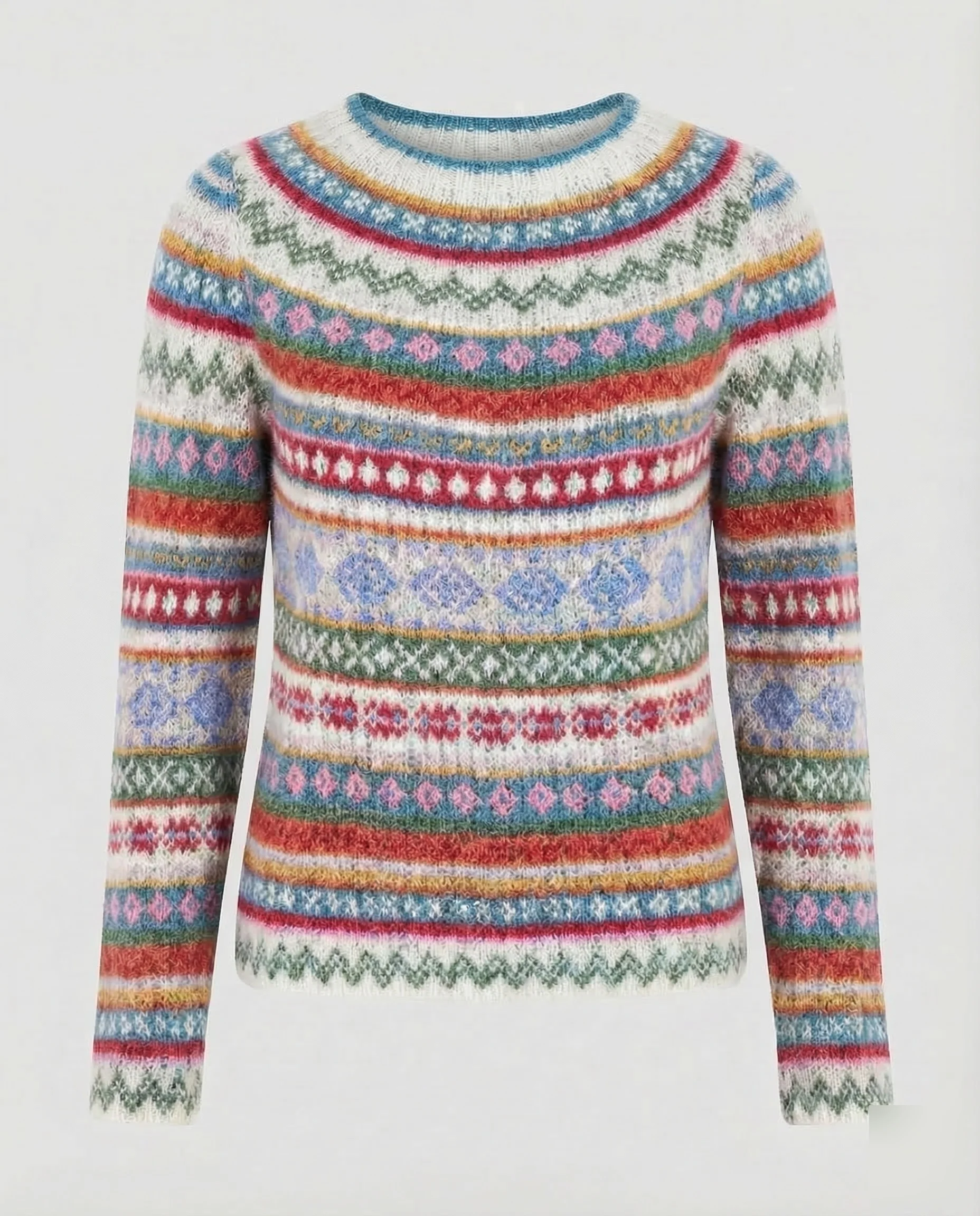 Damen Strickpullover aus Baumwollmischung mit Weichem Stoff & Bequemer Passform | Heidi-Mode - Image 6