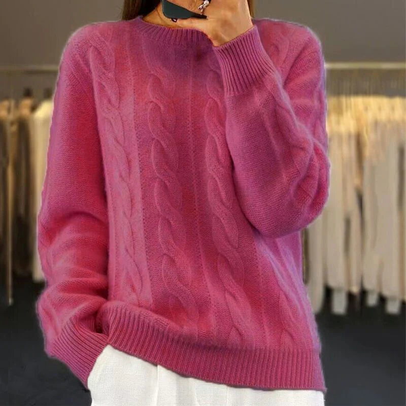 Heidi-Mode | Stylischer Pullover für Damen Im Kabelstrickdesign - Image 6