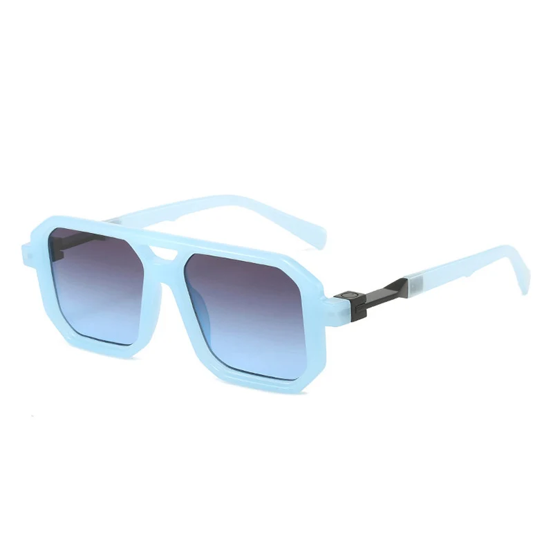 Heidi-Mode | Geometrische Übergröße Sonnenbrille Modern & Einzigartig - Image 3