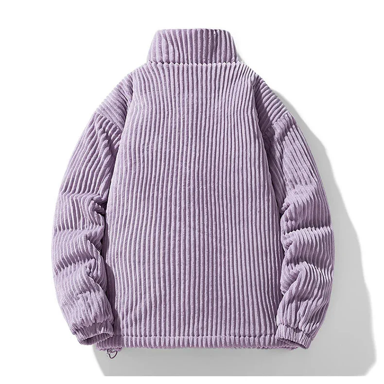 Heidi-Mode | Gestepptes Cord-Samt-Jacke Stil & Komfort für Damen