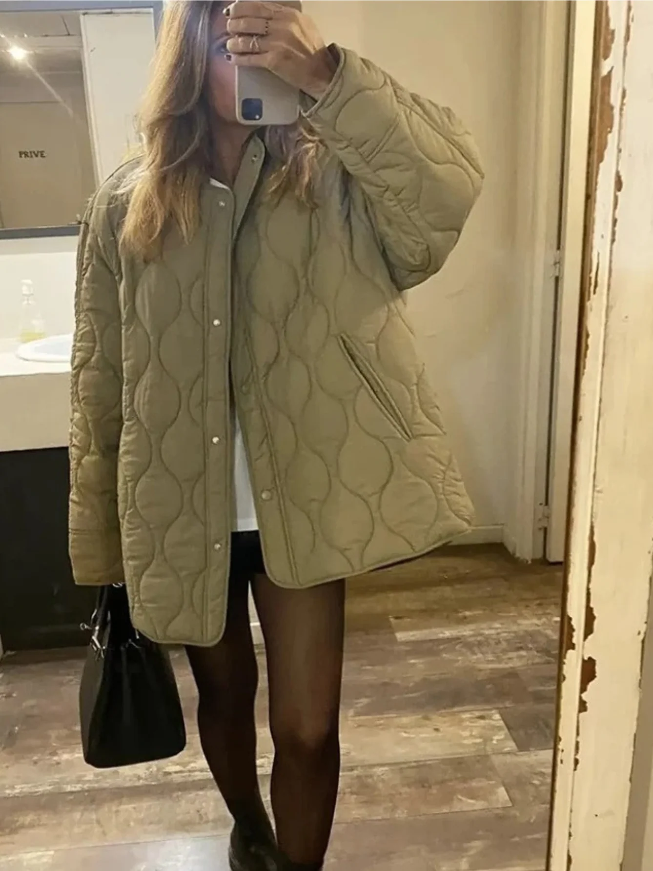 Heidi-Mode | Gepolsterte Jacke Damen, Leichtes Übergröße Modell mit Taschen, Knopfverschluss - Image 23
