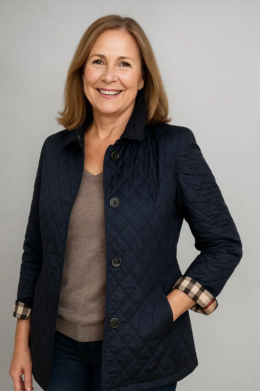 Heidi-Mode | Gesteppte Jacke mit Klassischem Muster - Image 2