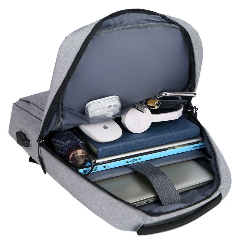 Heidi-Mode | Geschäftlicher Laptop Rucksack mit Usb Ladeanschluss und Wasserdicht - Image 5