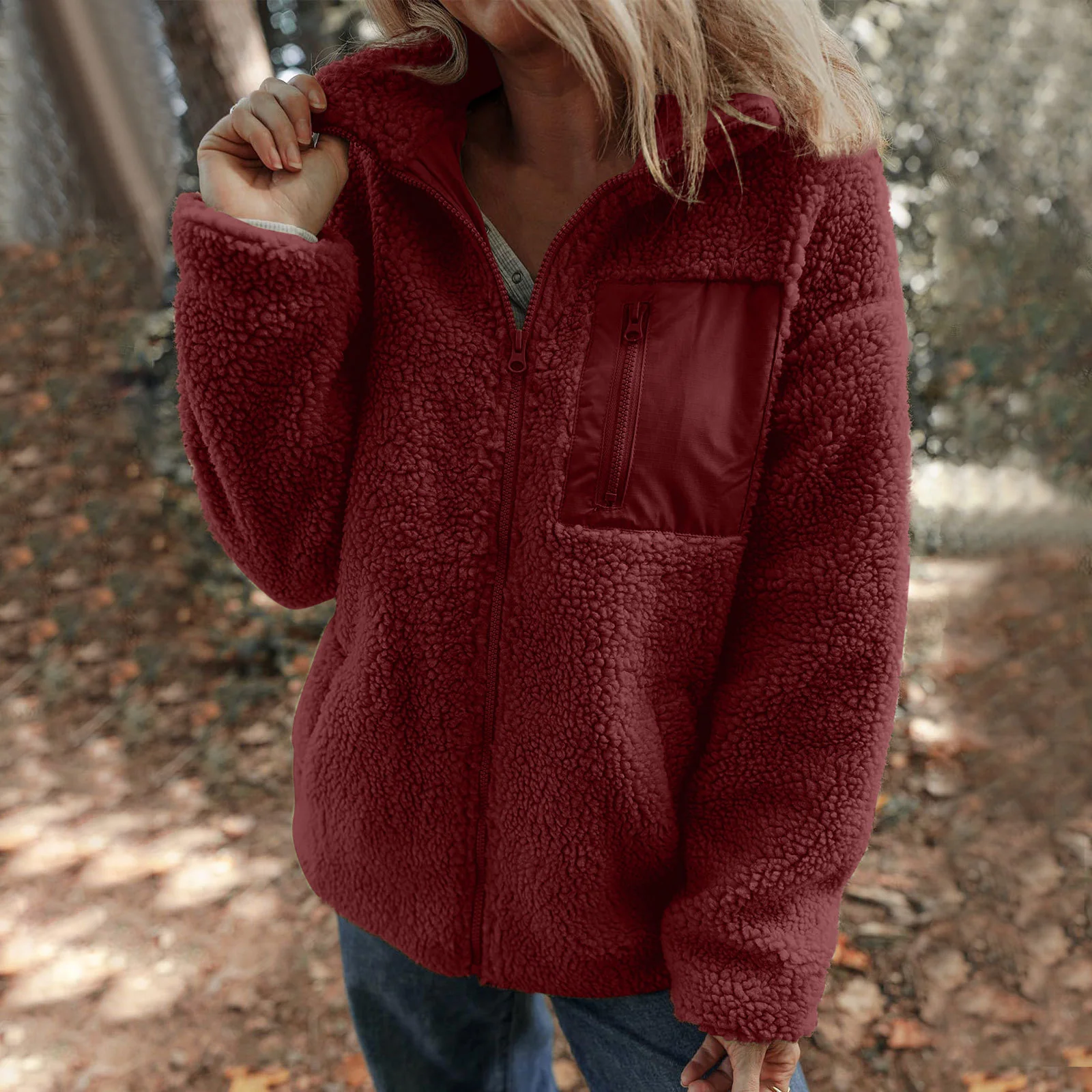 Heidi-Mode | Lockere und Warme Jacke für Frauen - Image 3