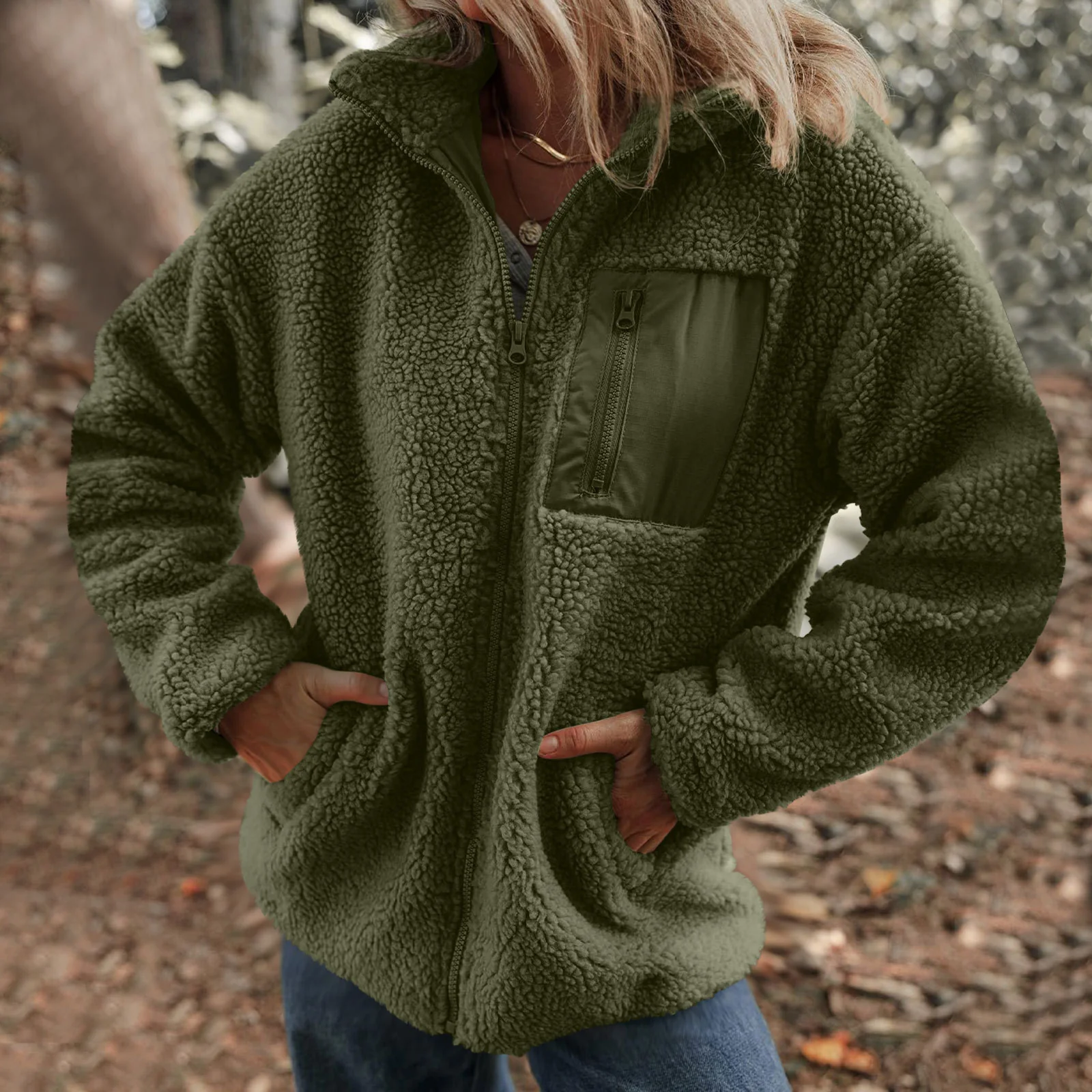 Heidi-Mode | Lockere und Warme Jacke für Frauen - Image 4