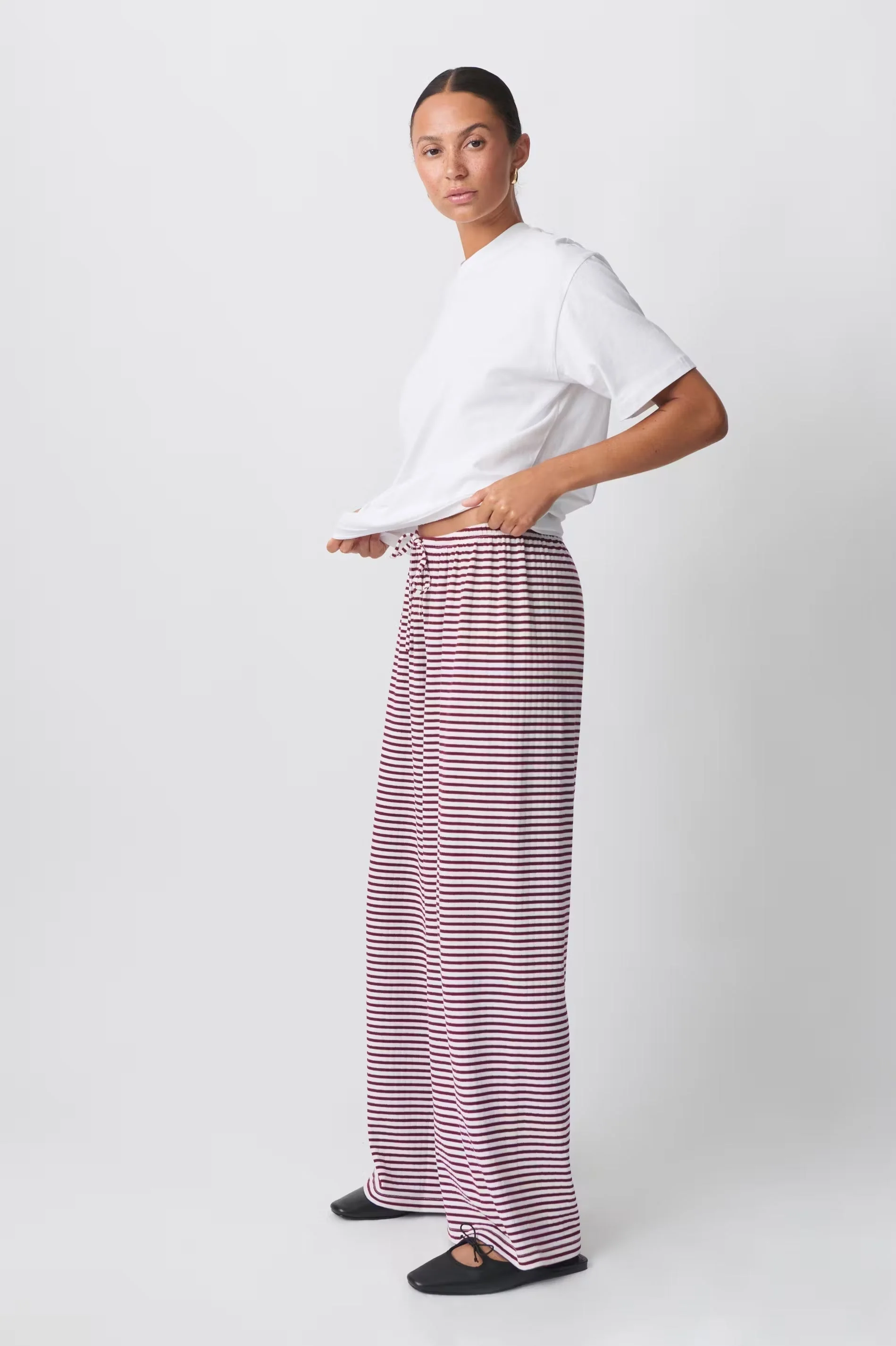 Heidi-Mode | Gestreifte Loungehose - Image 11