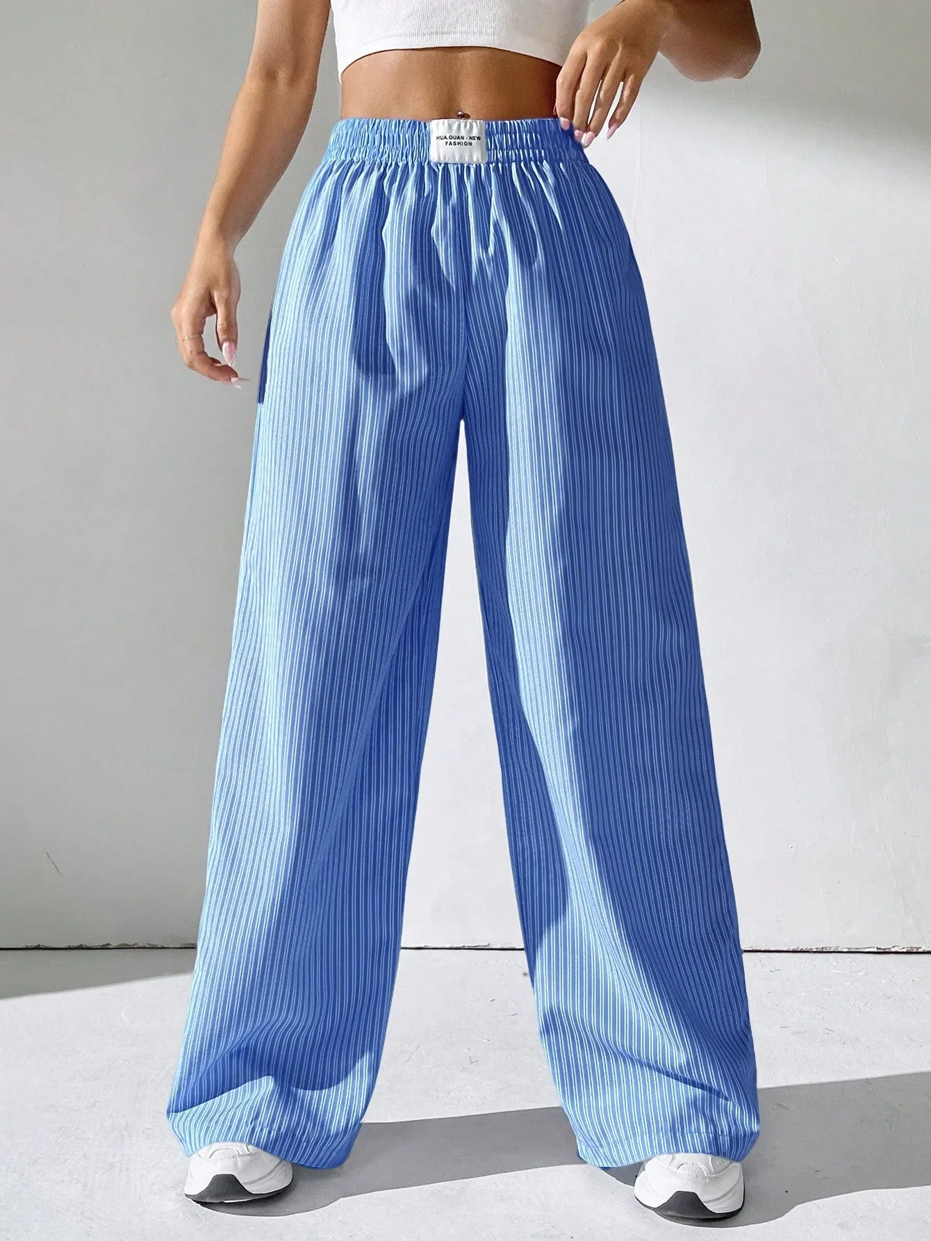 Heidi-Mode | Gestreifte Stoffhose - Image 10