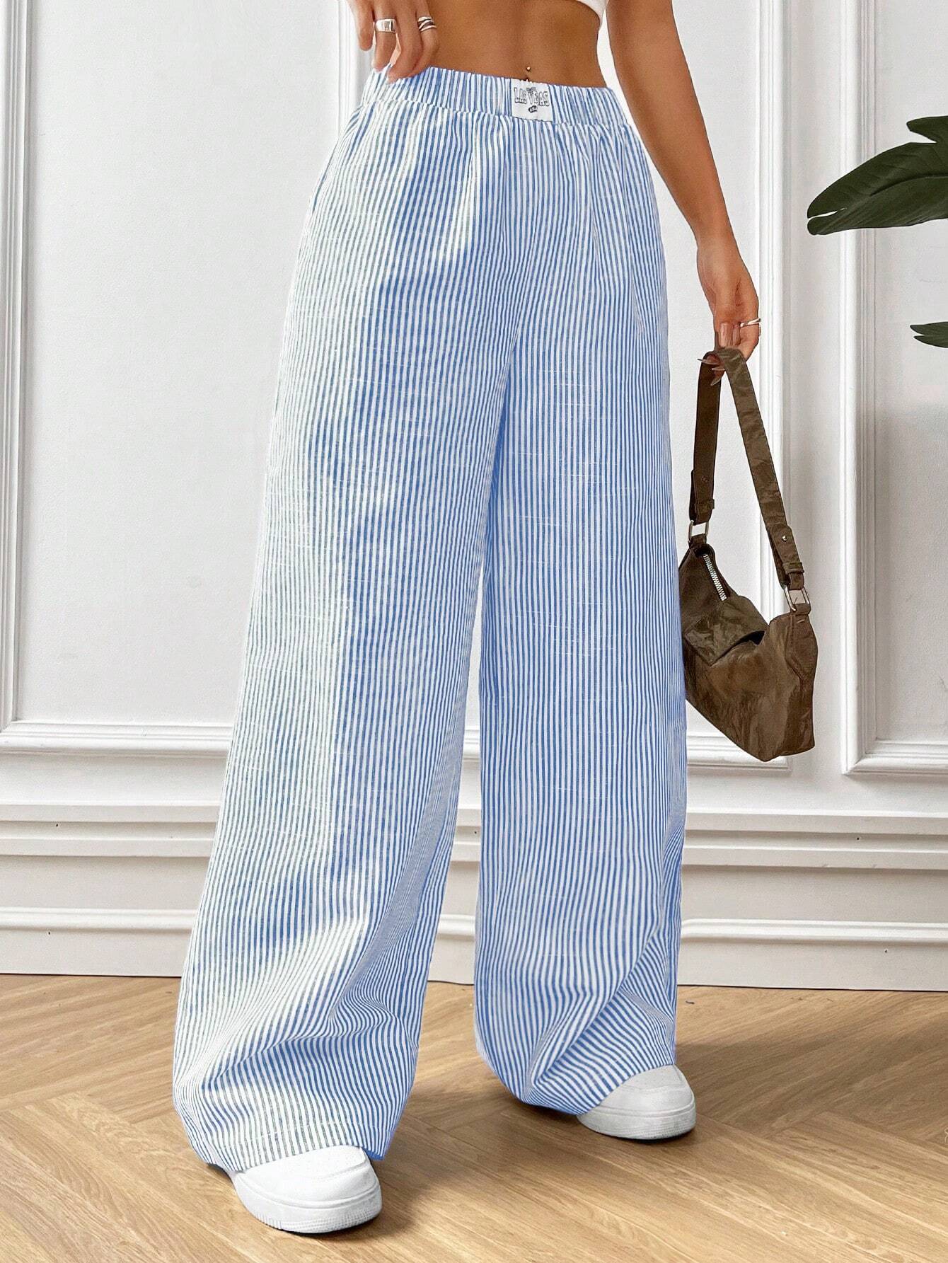 Heidi-Mode | Gestreifte Stoffhose - Image 11