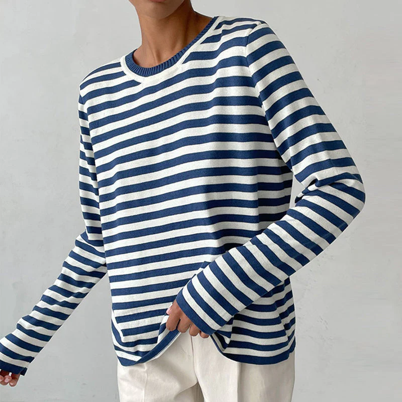 Heidi-Mode | Gestreifter Pullover für Freizeit - Image 7