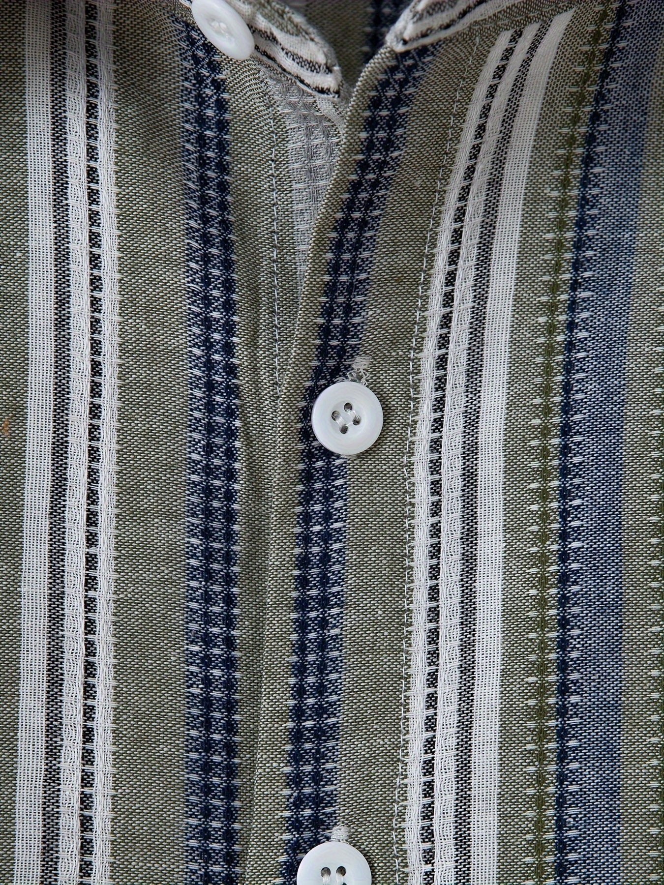 Heidi-Mode | Gestreiftes Baumwoll Leinen Herrenhemd für Entspannte Looks - Image 15