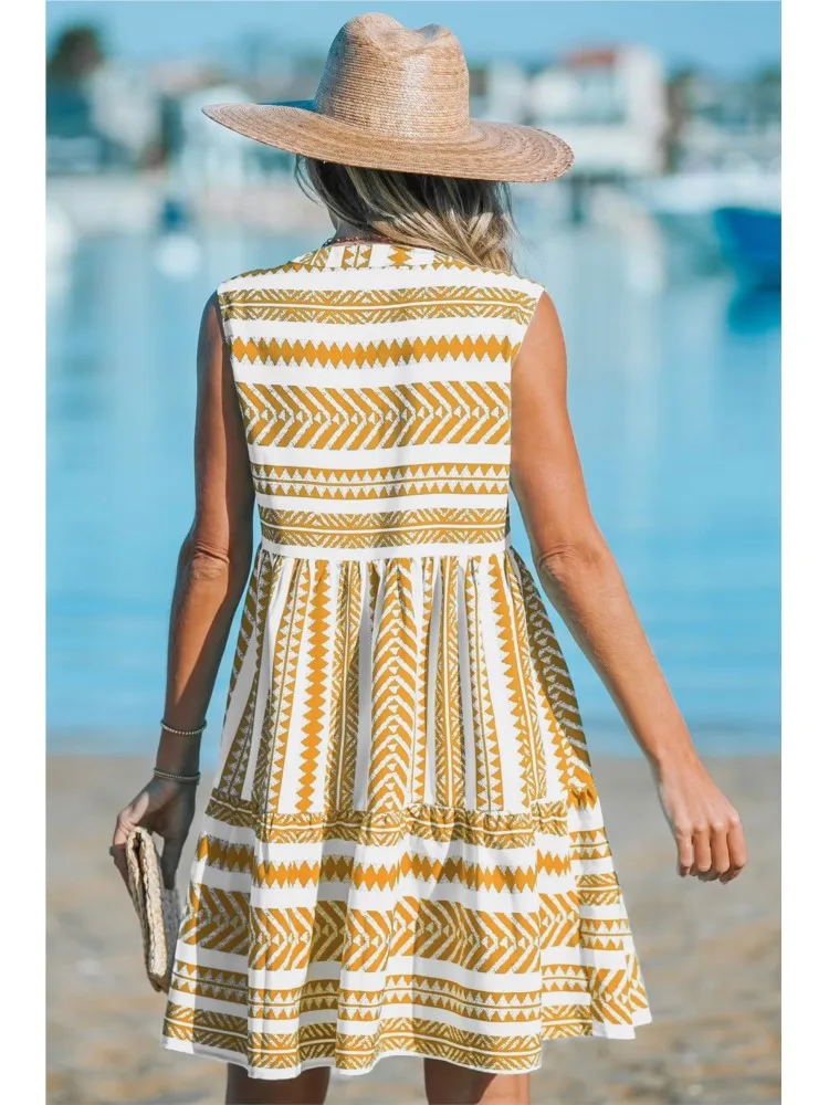 Heidi-Mode | Gestreiftes Midi Kleid - Image 6