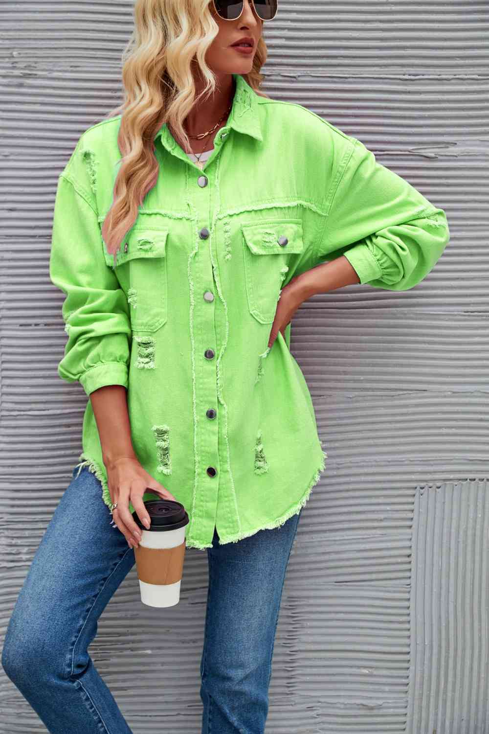 Heidi-Mode | Zerrissene Rohsaum-Denimjacke - Image 12
