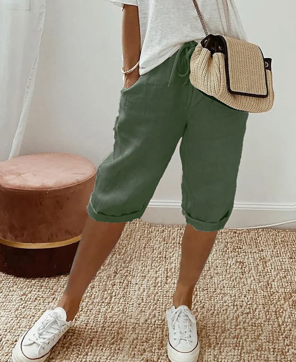 Heidi-Mode | Shorts Aus Baumwolle für Frauen - Image 3