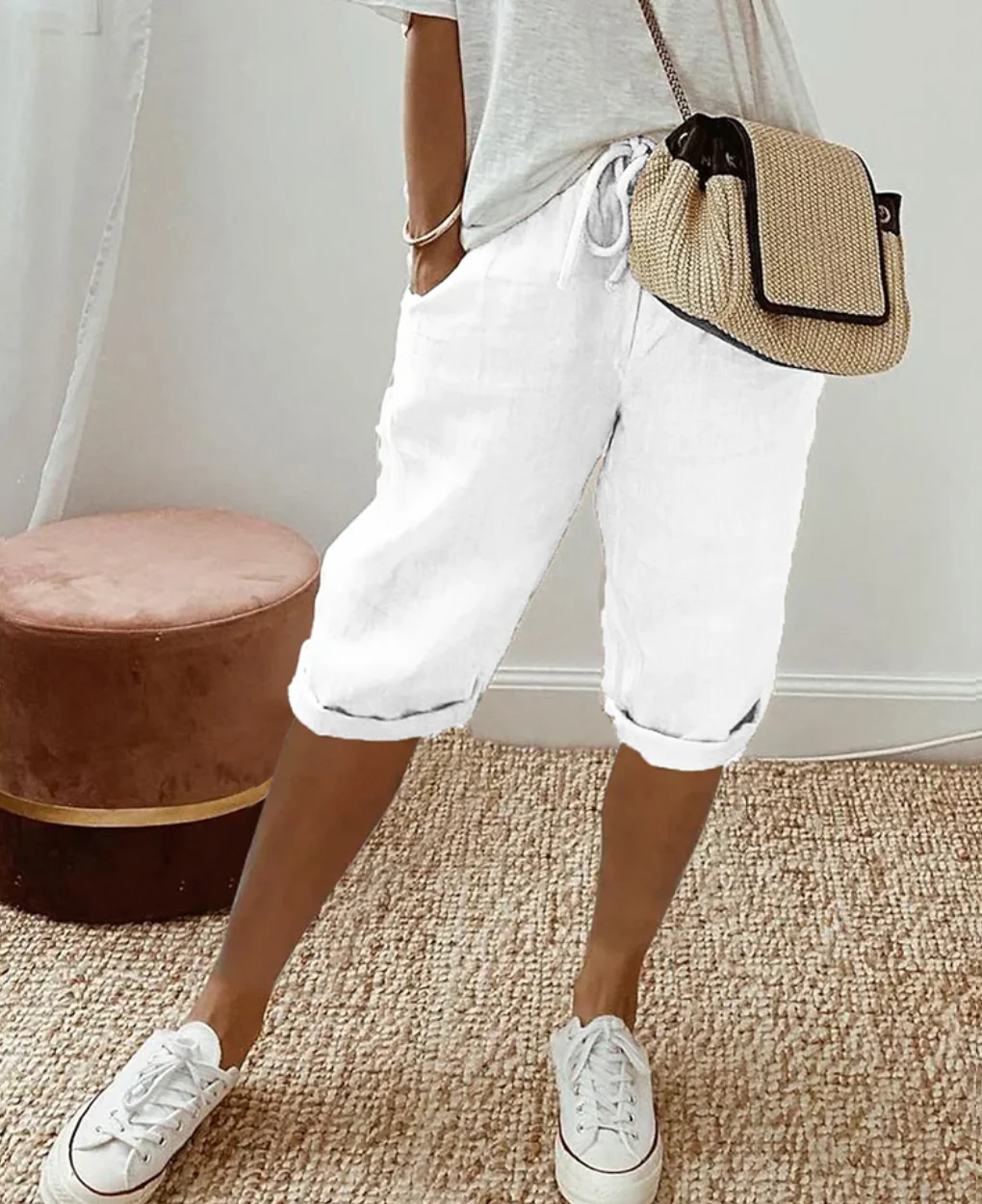 Heidi-Mode | Shorts Aus Baumwolle für Frauen - Image 4