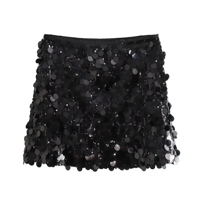 Heidi-Mode | Glamour In Motion Mini-Paillettenrock 2024 für Damen - Image 4