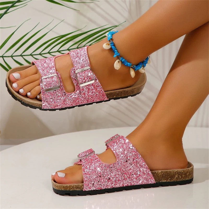 Heidi-Mode | Glitzersandalen - Image 2