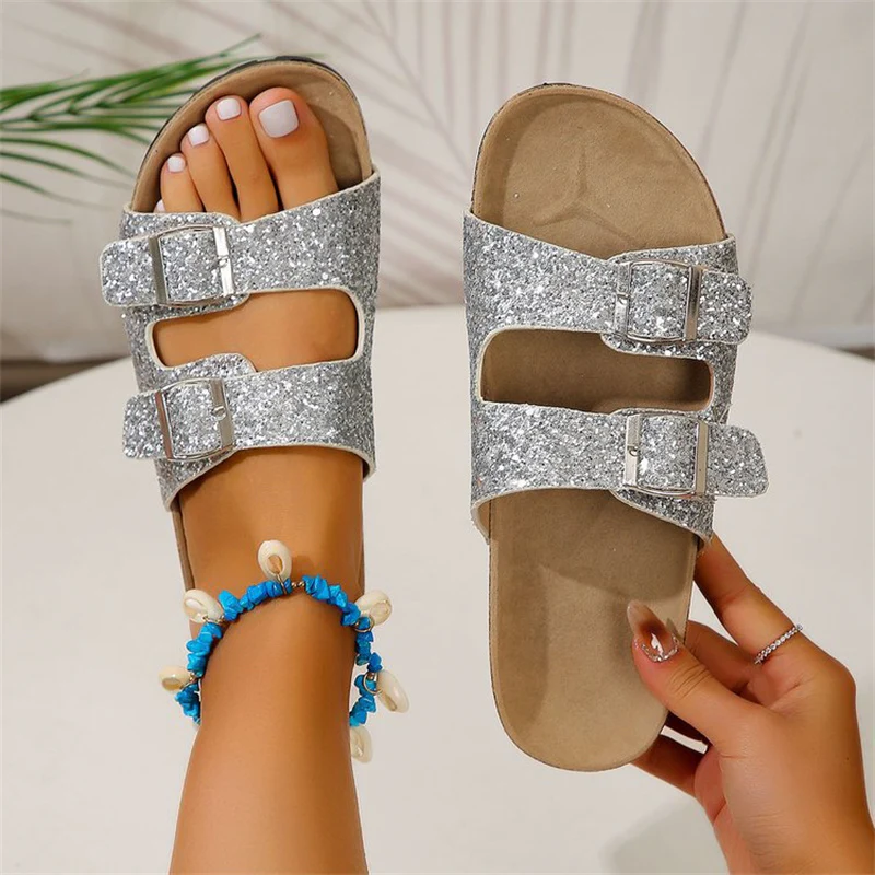Heidi-Mode | Glitzersandalen - Image 5