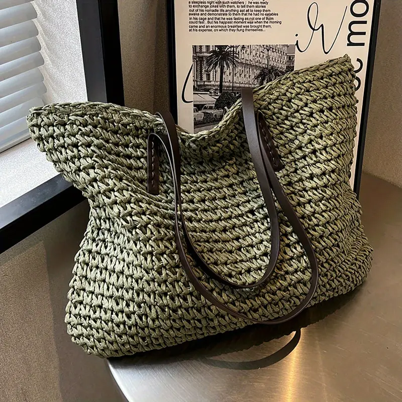 Heidi-Mode | Große Gewebte Tragetasche Tasche Im Bohemian-Beachy-Stil - Image 2