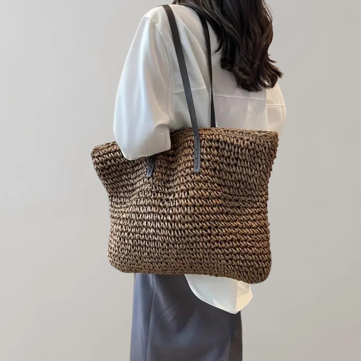 Heidi-Mode | Große Gewebte Tragetasche Tasche Im Bohemian-Beachy-Stil - Image 4