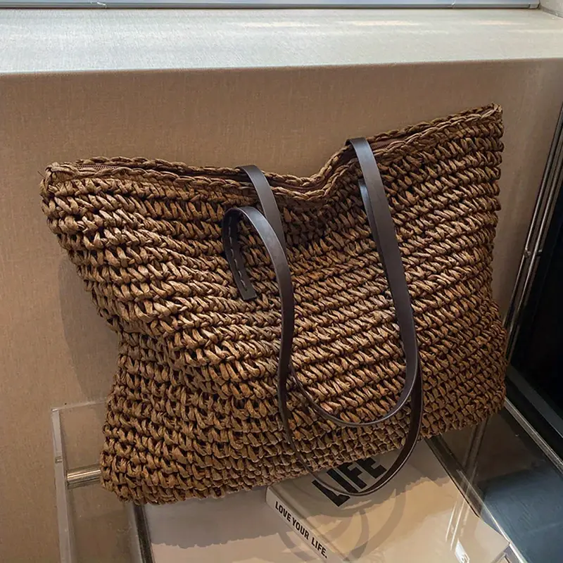 Heidi-Mode | Große Gewebte Tragetasche Tasche Im Bohemian-Beachy-Stil - Image 7