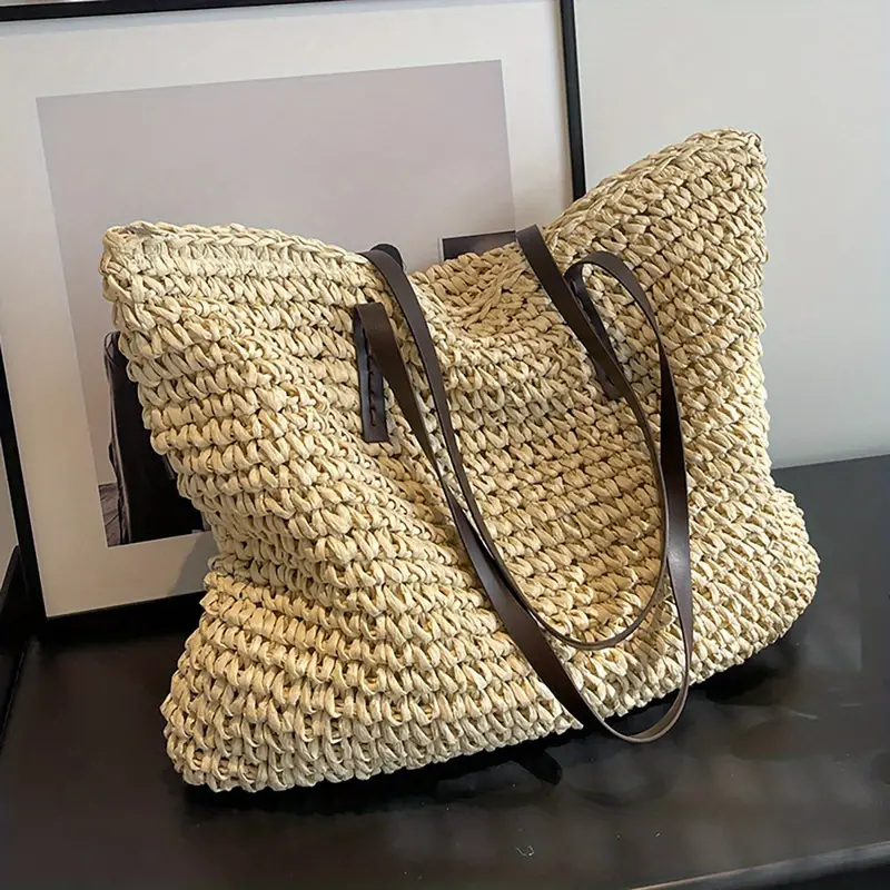 Heidi-Mode | Große Gewebte Tragetasche Tasche Im Bohemian-Beachy-Stil - Image 8