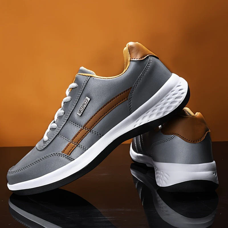 Heidi-Mode | Große Größen Einfarbige Herrensneaker mit Weicher Rutschfester Sohle - Image 5