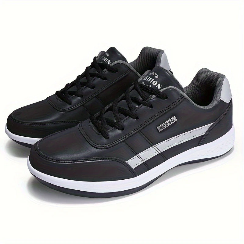 Heidi-Mode | Große Größen Einfarbige Herrensneaker mit Weicher Rutschfester Sohle - Image 8