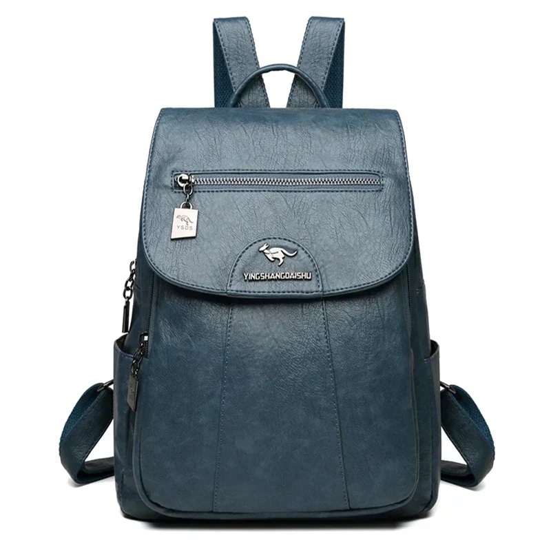 Heidi-Mode | Großer Leder Rucksack mit Diebstahlschutz für Damen - Image 11