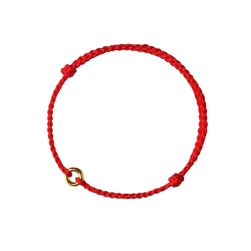Heidi-Mode | Handgewebtes Goldenes Kreisarmband - Image 6