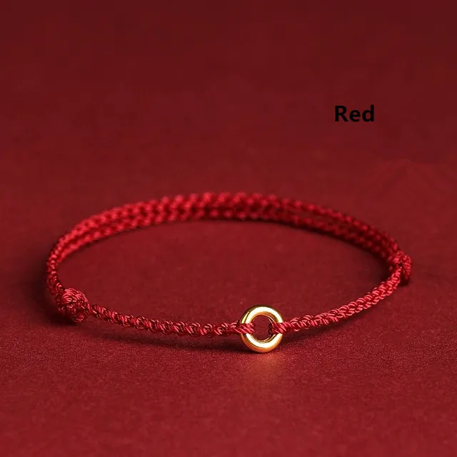 Heidi-Mode | Handgewebtes Goldenes Kreisarmband - Image 7