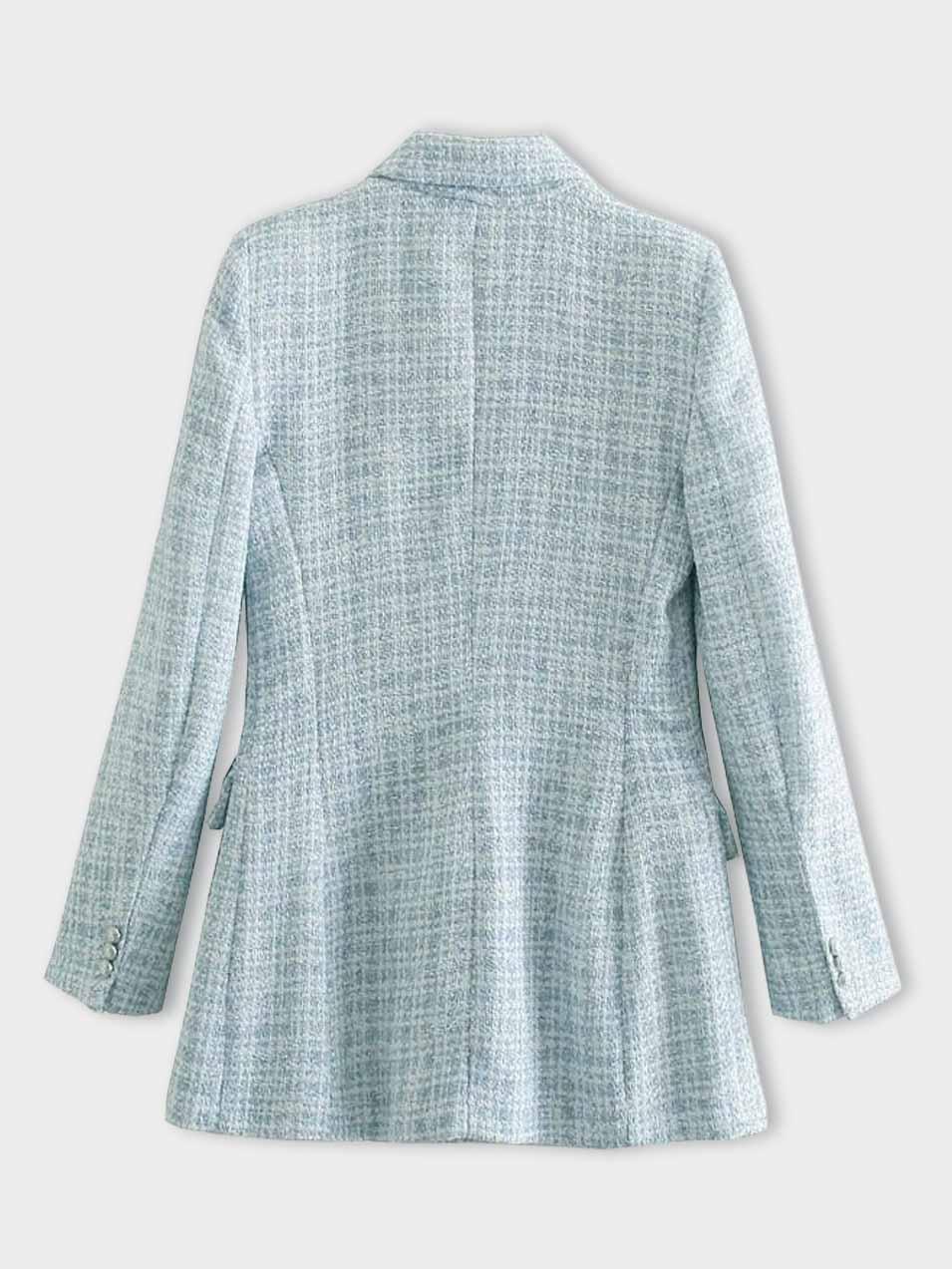 Heidi-Mode | Hellblauer Damen Blazer mit Knöpfen - Image 2