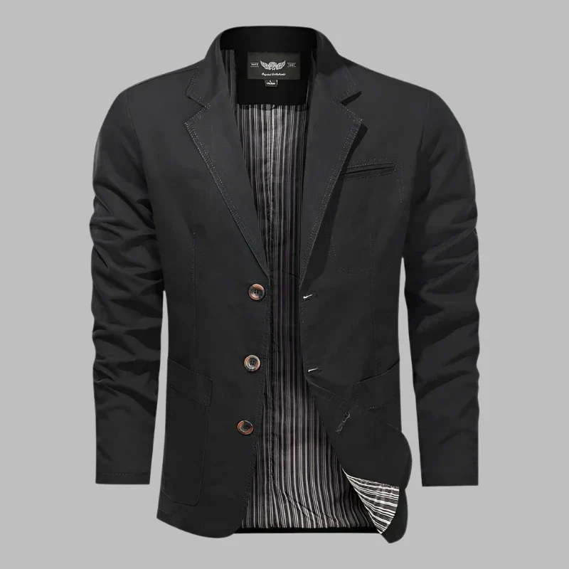 Heidi-Mode | Herbstlicher Herrenblazer mit Knöpfen - Image 5