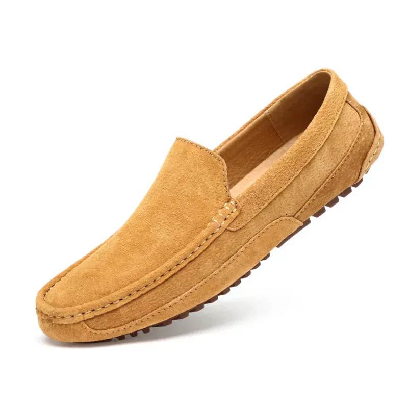 Heidi-Mode | Herren Beige Mokassins Bequem - Image 4