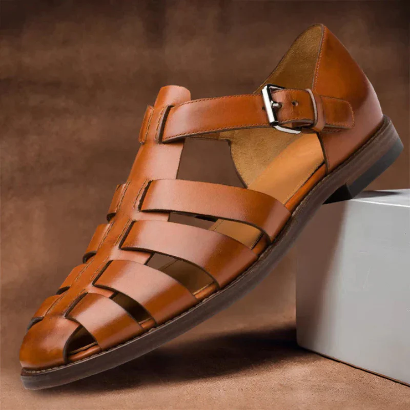 Heidi-Mode | Herren Bequem Sandalen Schwarz - Image 4