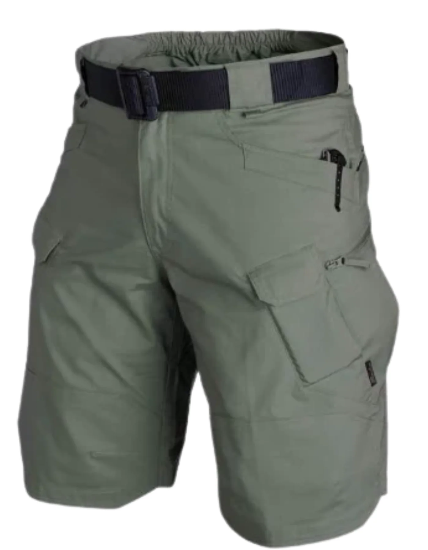 Heidi-Mode | Herren Bequeme Cargo Shorts Schwarz - Image 3