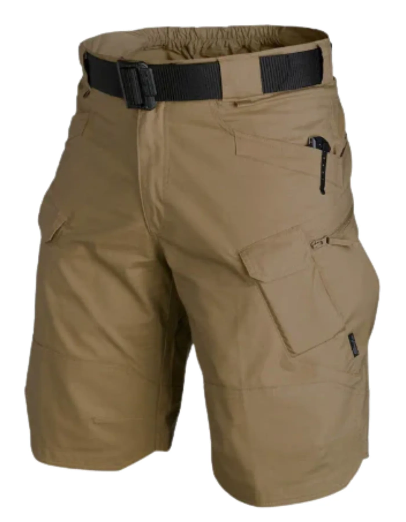 Heidi-Mode | Herren Bequeme Cargo Shorts Schwarz - Image 5
