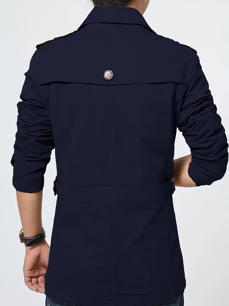 Heidi-Mode | Herren Große Größe Baumwollwindjacke für Frühling und Herbst