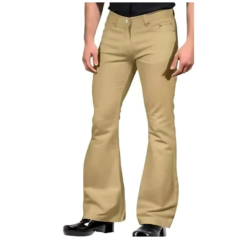 Heidi-Mode | Herren Hose Retro Flare Herrenhose Weinlese Kleidungsstil Trendiges Design - Image 6