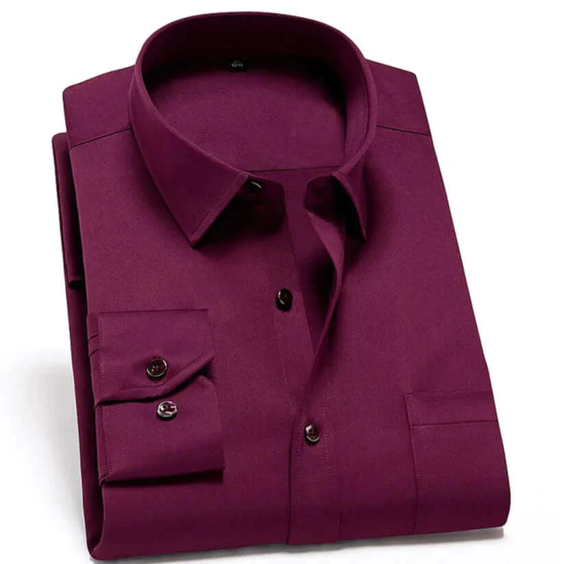 Heidi-Mode | Herren Langarm Hemd Stretch - Image 11