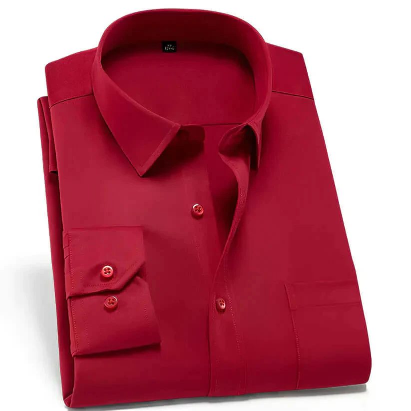 Heidi-Mode | Herren Langarm Hemd Stretch - Image 12