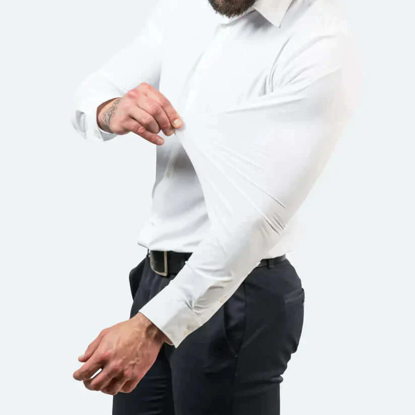 Heidi-Mode | Herren Langarm Hemd Stretch - Image 3