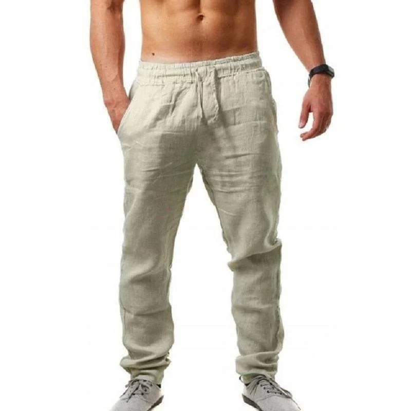 Heidi-Mode | Herren Leinenhose Eine Stilvolle & Luftige Sommerhose für Männer - Image 4
