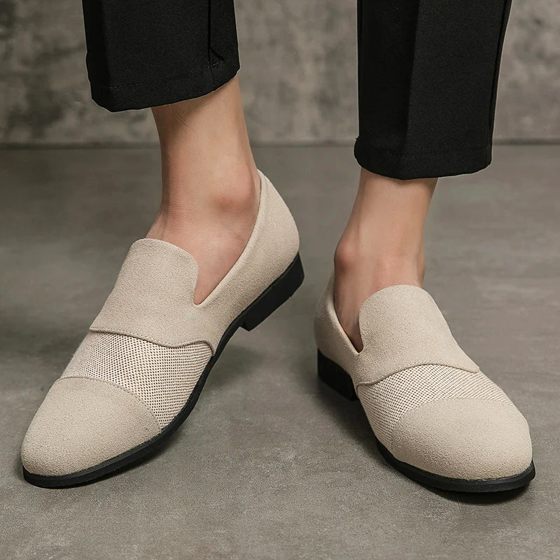 Heidi-Mode | Herren Luxe Leder Frosted Loafers - Image 3